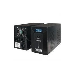 UPS Computer, UPS 3100VA/1800W LCD Line Interactive AVR 3 schuko USB Management TED Electric TED001627 -1, dioda.ro
