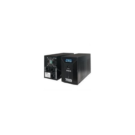 UPS 3100VA/1800W LCD Line Interactive AVR 3 schuko USB Management TED Electric TED001627