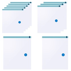 Casa Gradina, Saci de vidat haine - diverse dimensiuni - set de 10 - Economisiți Spațiu și Protejați-Vă Hain -1, dioda.ro