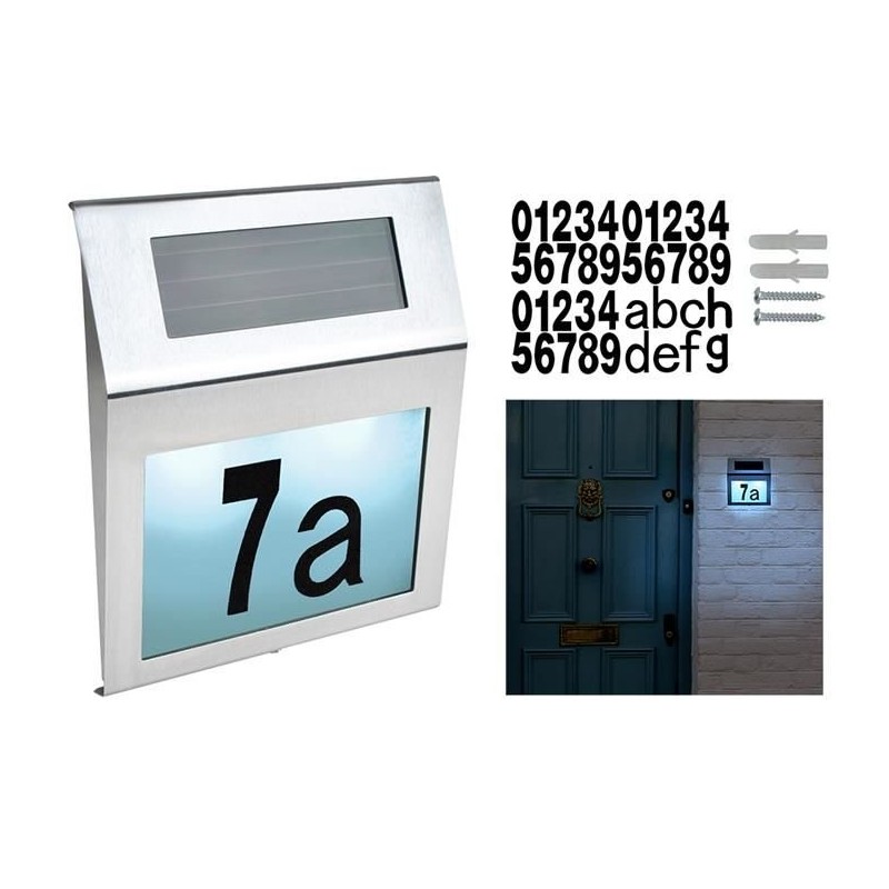 Lampi Solare, Număr casă solară S6783 -2, dioda.ro