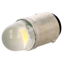 Semnalizatoare Acustice si Optice, Lampă LED albă BA15D 24VDC 24VAC -1, dioda.ro
