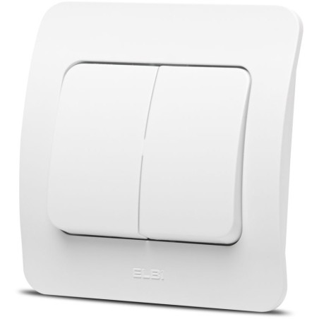 Aparataj doza rotunda, Jazz comutator, alb, Elbi -2, dioda.ro