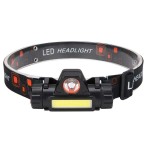 Lanterna de cap Frontala LED Rezistentă, Reglabilă, cu acumulator Ideală pentru Drumeții, Vânătoare sau Bicicliști - 4 in 1 camping, Lanterna Frontala LED Multifuncțională cu Încărcare USB L18371 4 in 1 -1, dioda.ro
