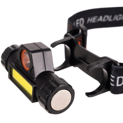 camping, Lanterna Frontala LED Multifuncțională cu Încărcare USB L18371 4 in 1 -1, dioda.ro