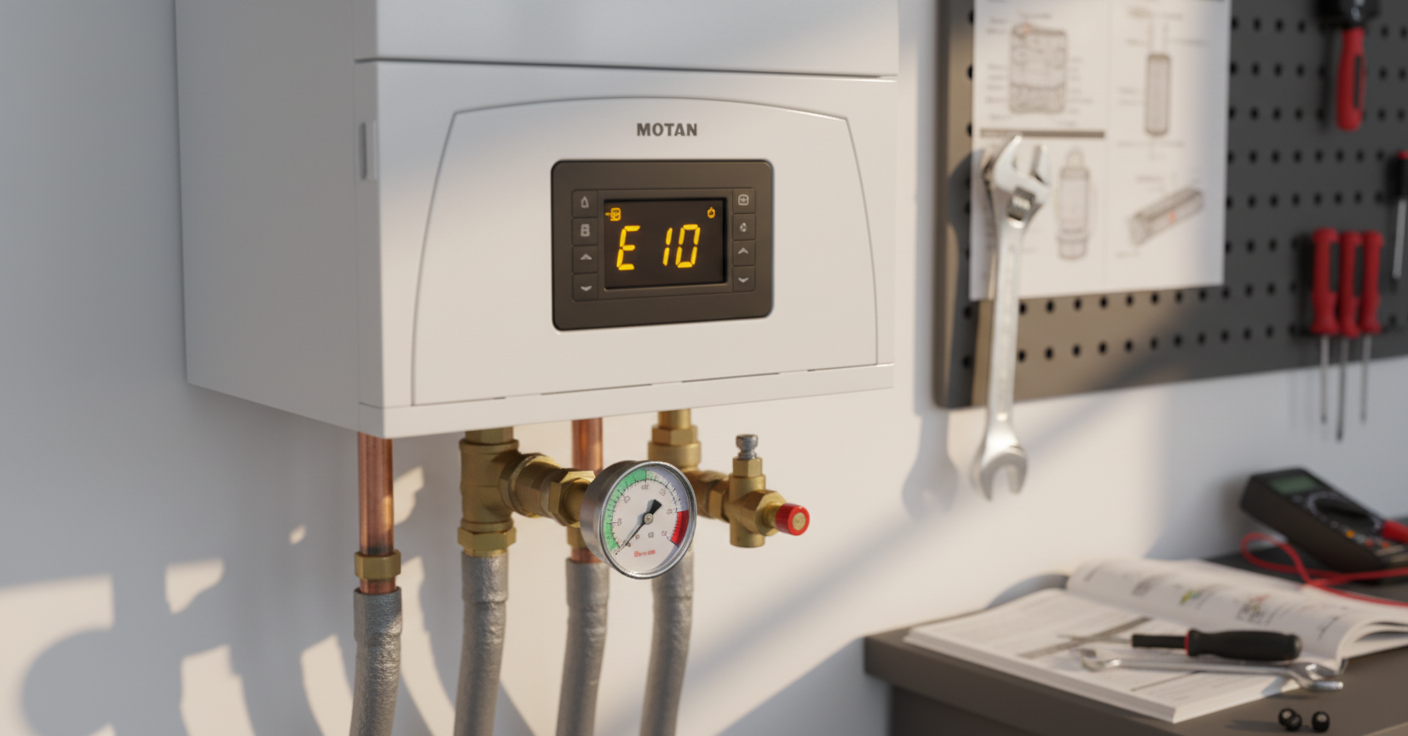 centrala motan eroare E10