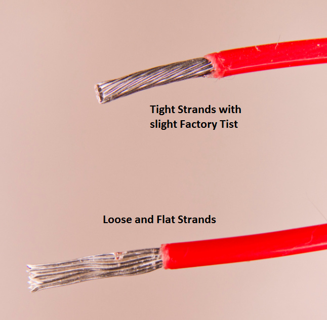 Cablu pregătit pentru sertizare