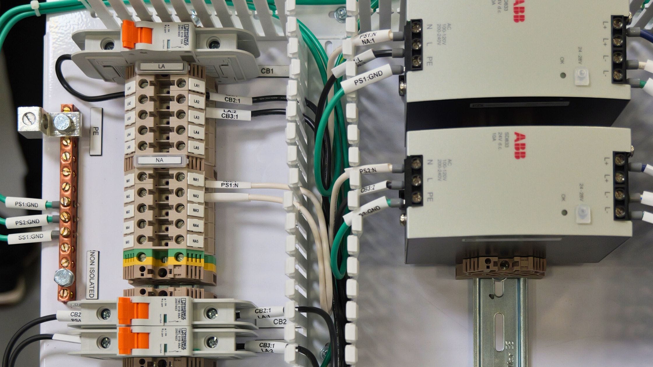 Panou de control industrial